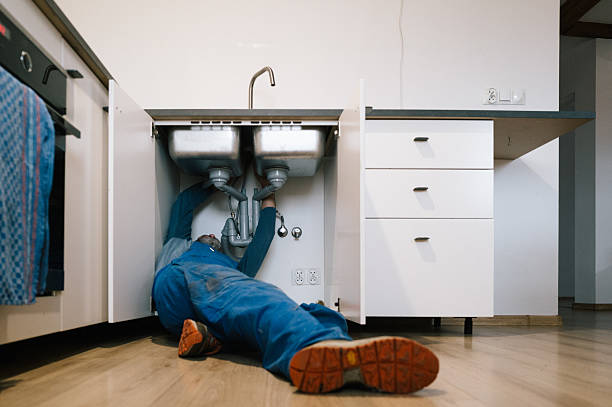 Professional Drain Cleaning technician working in Newton Falls, OH